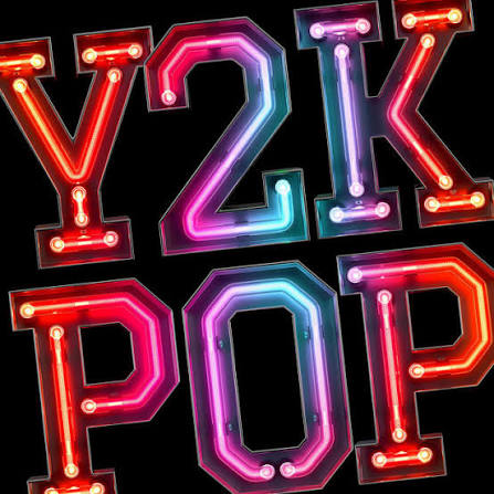 Y2K Pop neon graphic